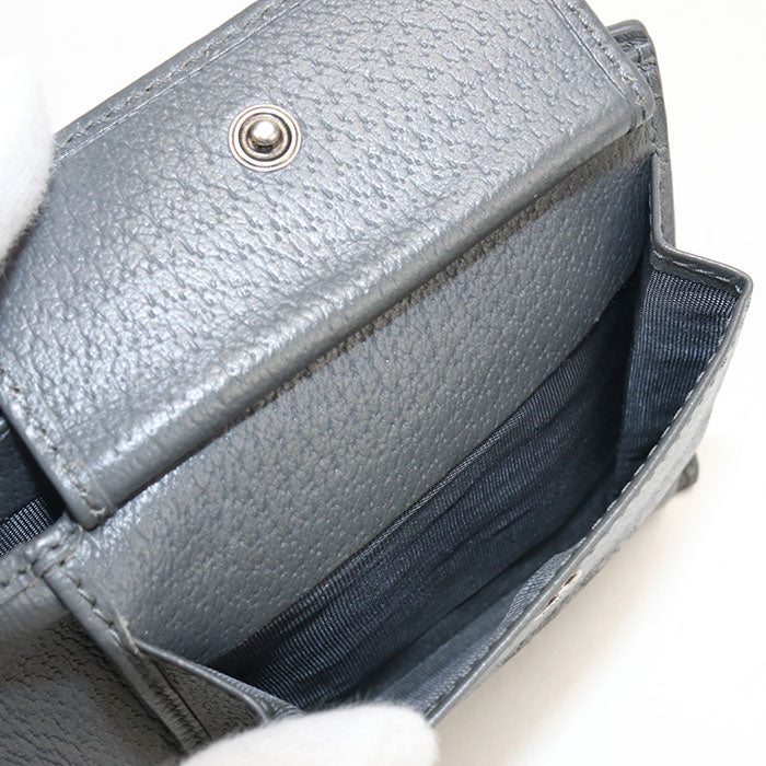 GUCCI GGインプリメ PVC 二つ折り財布 コンパクトウォレット - グレー
