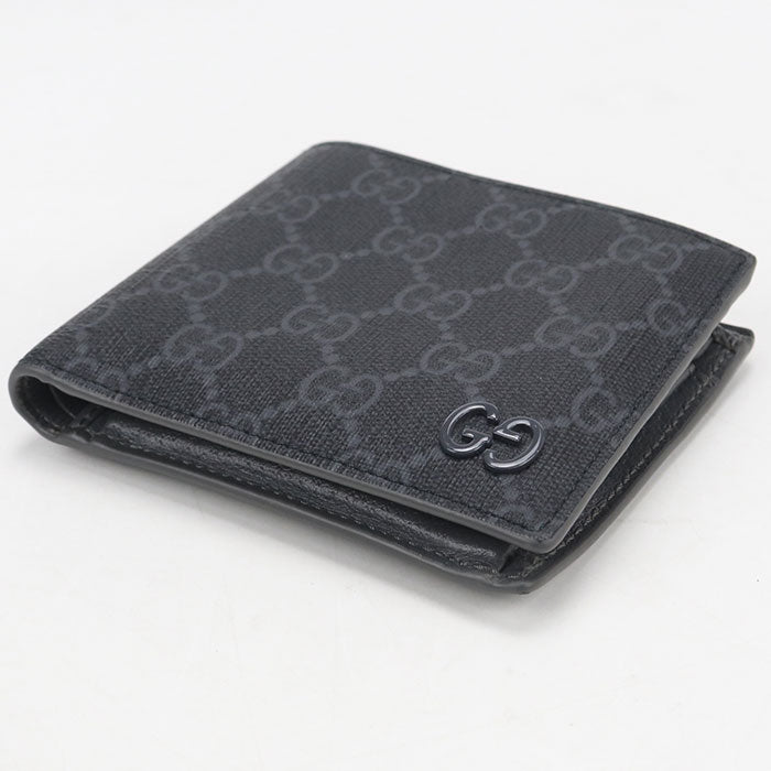GUCCI GGインプリメ PVC 二つ折り財布 コンパクトウォレット - グレー