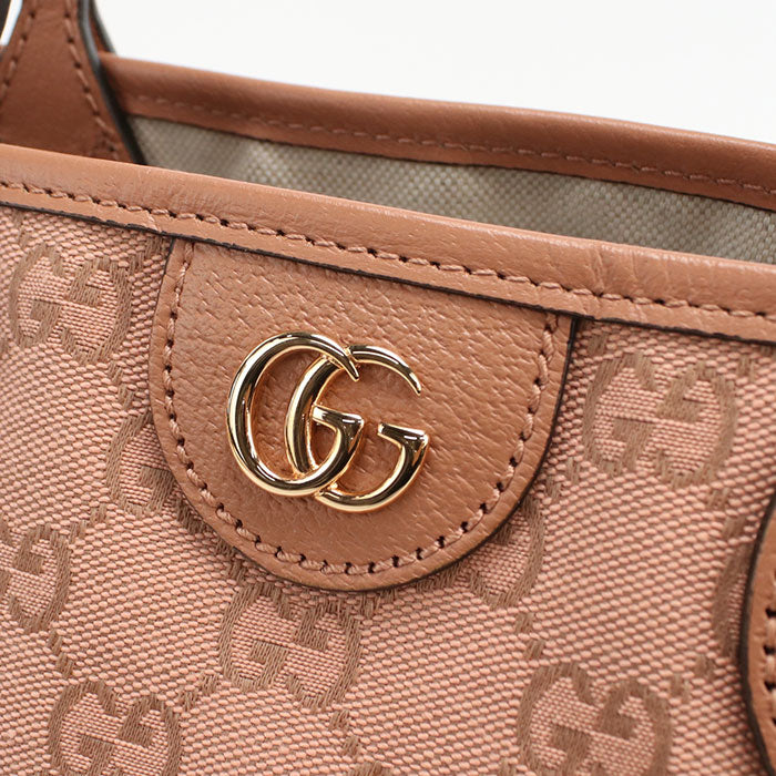 GUCCI オフィディア GGキャンバス トートバッグ - ピンク