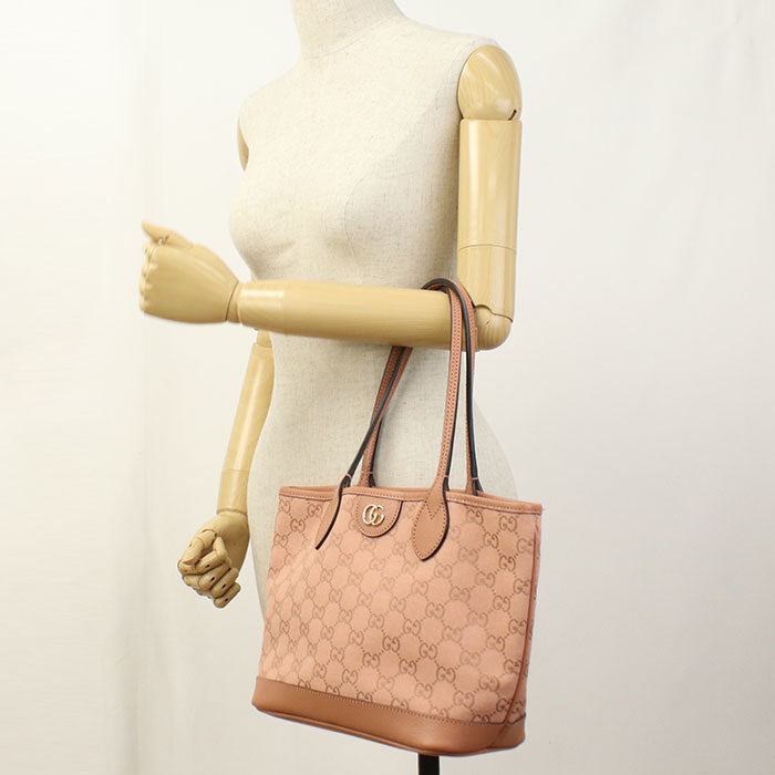 GUCCI オフィディア GGキャンバス トートバッグ - ピンク