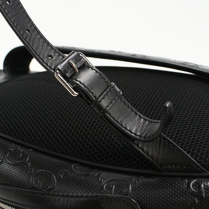 GUCCI【グッチ】 658579 バックパック GGエンボス リュック レザー メンズ