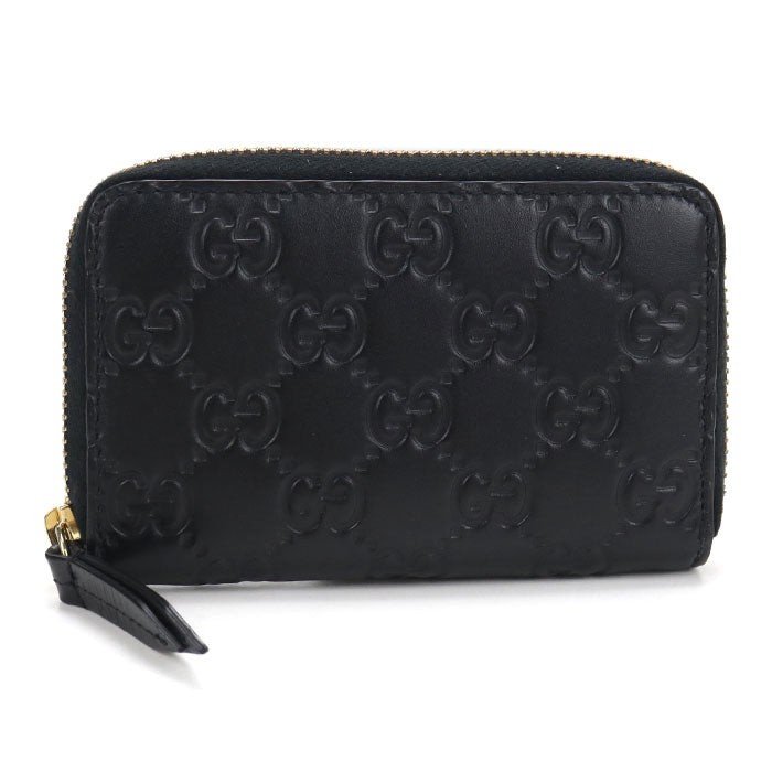 GUCCI【グッチ】 447939 ジップコインケース グッチシマ 小銭入れ レザー レディース
