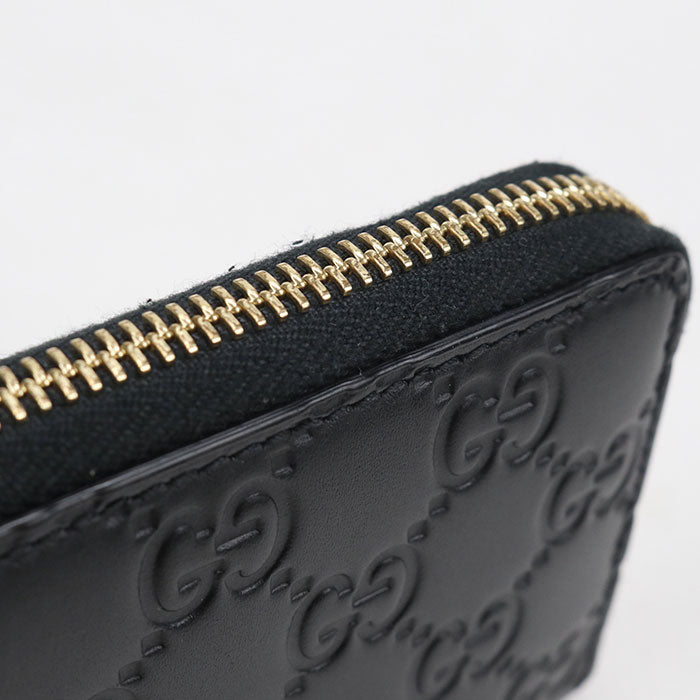 GUCCI【グッチ】 447939 ジップコインケース グッチシマ 小銭入れ レザー レディース