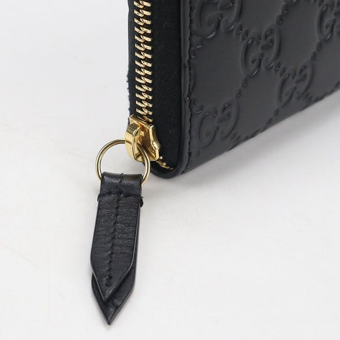 GUCCI【グッチ】 447939 ジップコインケース グッチシマ 小銭入れ レザー レディース
