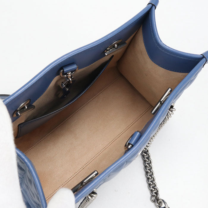 GUCCI【グッチ】 681483 チェーン GGマーモント トートバッグ レザー レディース