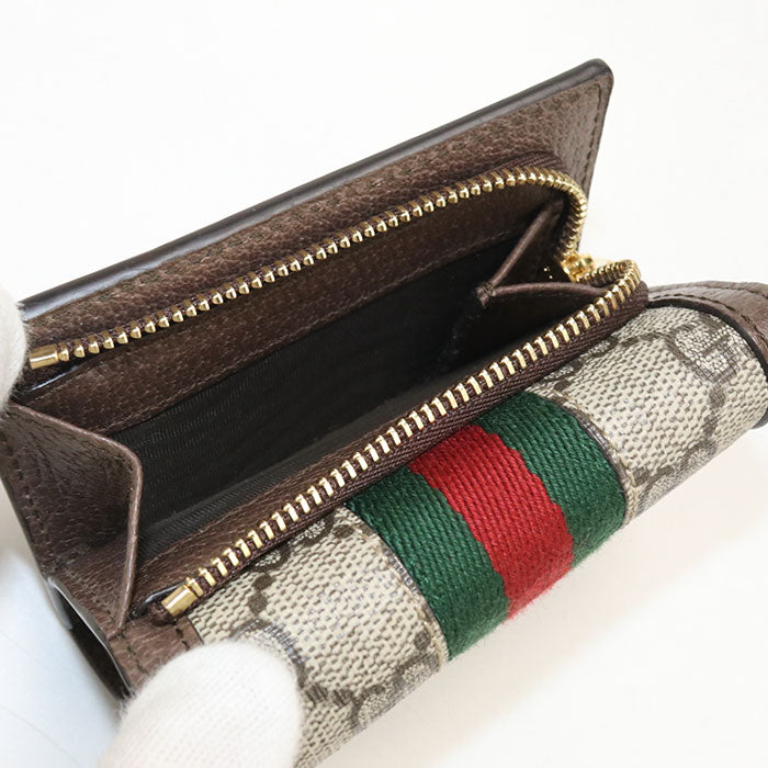 GUCCI【グッチ】 644334 オフィディア 三つ折り財布 GGスプリーム レディース