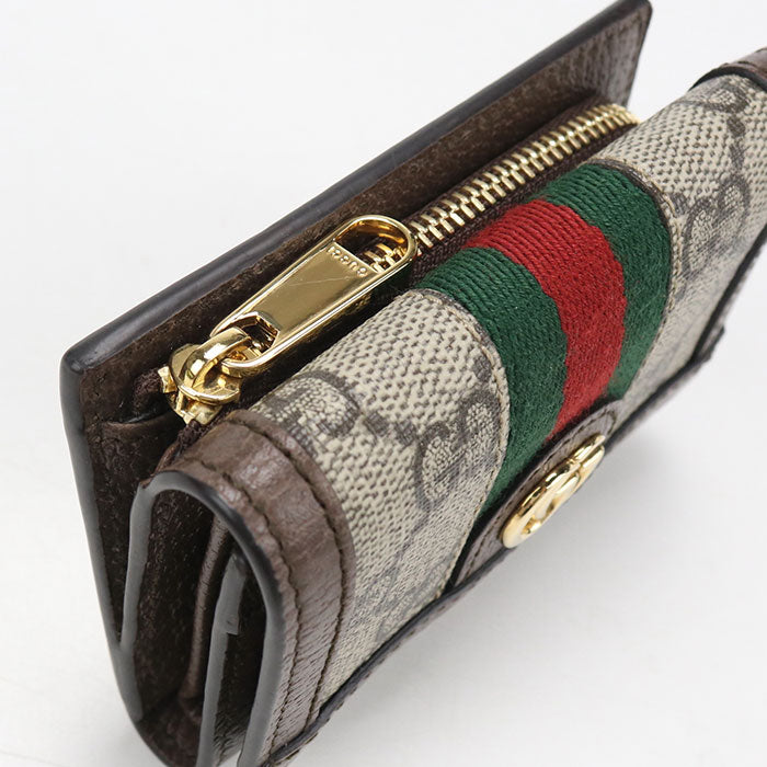 GUCCI【グッチ】 644334 オフィディア 三つ折り財布 GGスプリーム レディース