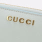 GUCCI【グッチ】 772639 ミニウォレット グッチ スクリプト 二つ折り財布 レザー レディース