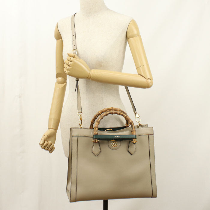 GUCCI【グッチ】 655658 2WAY グッチ ダイアナ トートバッグ レザー レディース