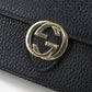 GUCCI【グッチ】 510314 インターロッキングG チェーンウォレット レザー レディース