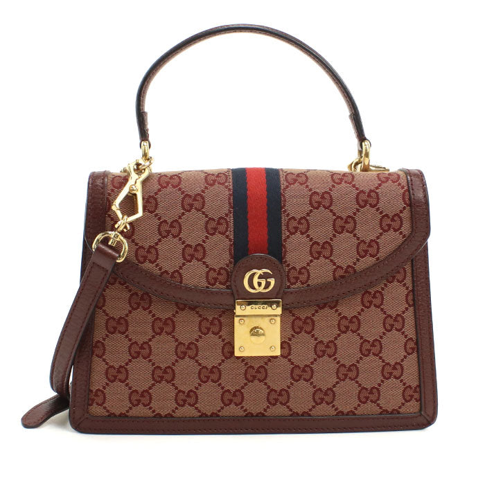 GUCCI【グッチ】 651055 ミディアムトップハンドルバッグ オフィディア ハンドバッグ GGキャンバス レディース