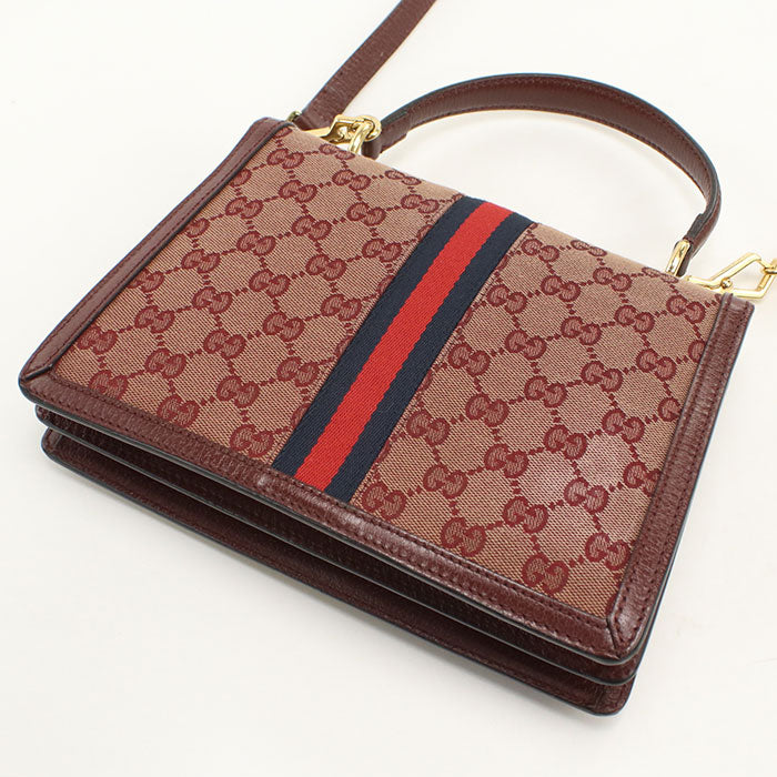 GUCCI【グッチ】 651055 ミディアムトップハンドルバッグ オフィディア ハンドバッグ GGキャンバス レディース