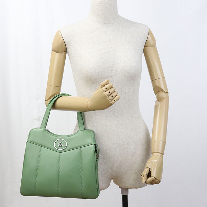 GUCCI【グッチ】 745918 2WAY プチGG トートバッグ レザー レディース