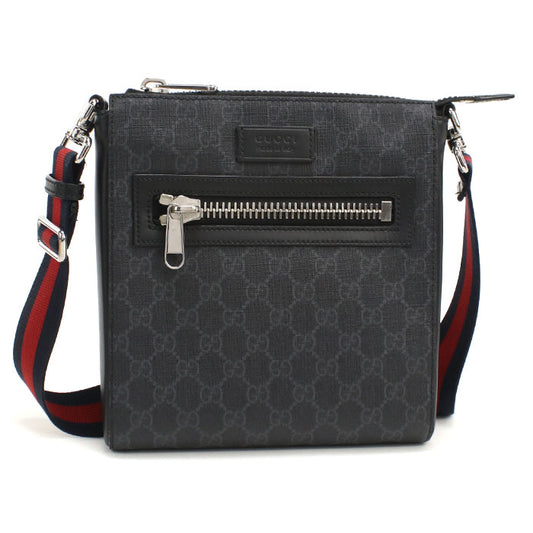 GUCCI 523599 スモール メッセンジャーバッグ GGスプリーム 斜め掛け ショルダーバッグ PVC メンズ