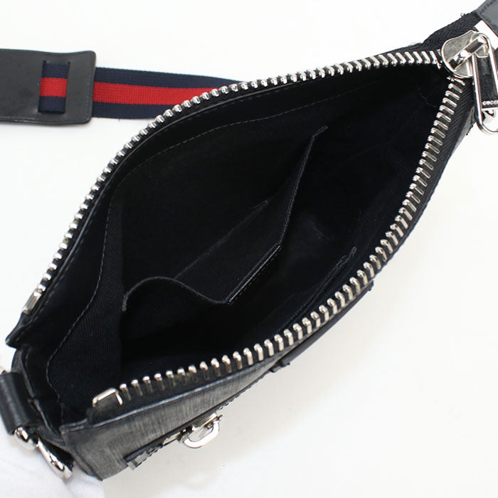 GUCCI【グッチ】 523599 スモール メッセンジャーバッグ GGスプリーム 斜め掛け ショルダーバッグ PVC メンズ