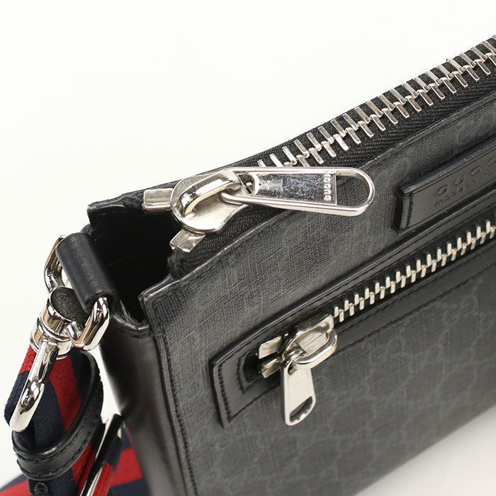 GUCCI【グッチ】 523599 スモール メッセンジャーバッグ GGスプリーム 斜め掛け ショルダーバッグ PVC メンズ