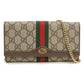GUCCI【グッチ】 546592 オフィディア チェーンウォレット GGスプリーム/レザー レディース