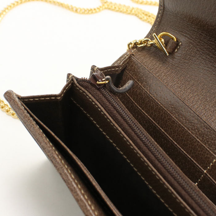 GUCCI【グッチ】 546592 オフィディア チェーンウォレット GGスプリーム/レザー レディース