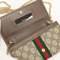 GUCCI【グッチ】 546592 オフィディア チェーンウォレット GGスプリーム/レザー レディース