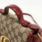 GUCCI【グッチ】 583571 ミニ トップハンドルバッグ GGマーモント ハンドバッグ GGキャンバス/レザー レディース
