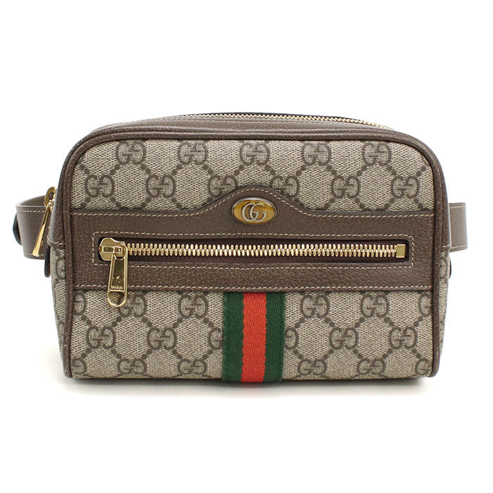 GUCCI【グッチ】 517076 ベルトバッグ オフィディア ボディバッグ GGスプリーム/レザー レディース