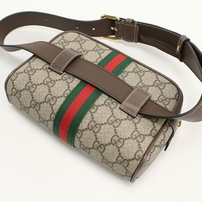 GUCCI【グッチ】 517076 ベルトバッグ オフィディア ボディバッグ GGスプリーム/レザー レディース