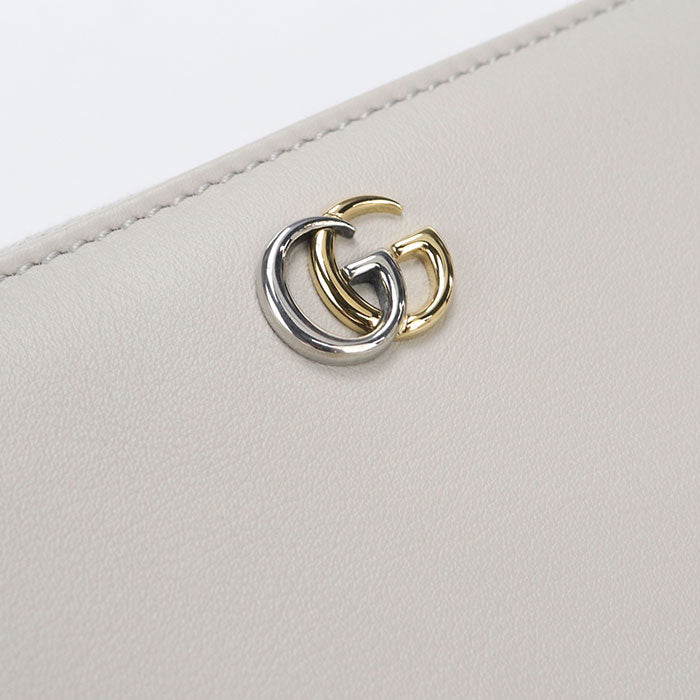 GUCCI【グッチ】 790057 ジップアラウンドウォレット GGマーモント 長財布ラウンドファスナー レザー レディース