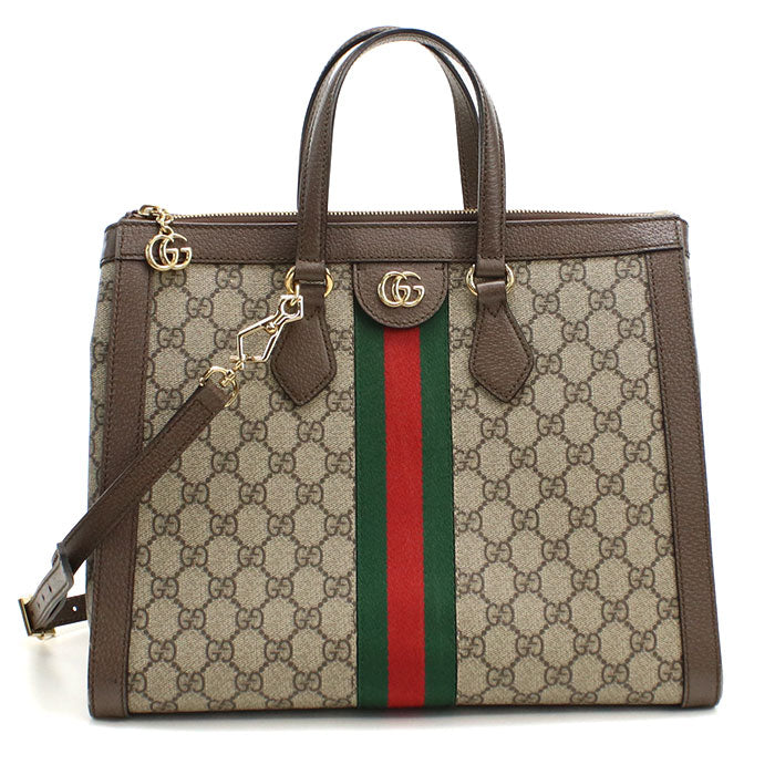 GUCCI【グッチ】 524537 2WAY オフィディア トートバッグ GGスプリーム/レザー レディース