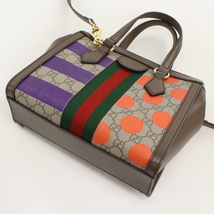 GUCCI【グッチ】 547551 2WAY オフィディア ハンドバッグ PVC/レザー レディース