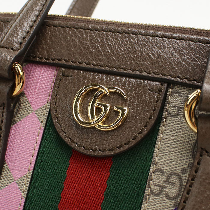 GUCCI【グッチ】 547551 2WAY オフィディア ハンドバッグ PVC/レザー レディース