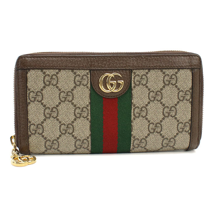 GUCCI【グッチ】 523154 ジップアラウンドウォレット オフィディア 長財布ラウンドファスナー PVC レディース