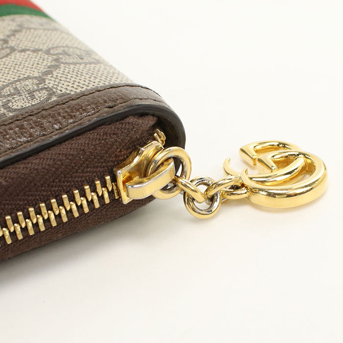 GUCCI【グッチ】 523154 ジップアラウンドウォレット オフィディア 長財布ラウンドファスナー PVC レディース