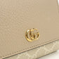 GUCCI【グッチ】 598587 ミディアム ウォレット ダブルG 二つ折り財布 PVC/レザー レディース