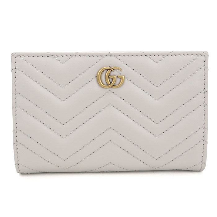 GUCCI【グッチ】 781583 カードケースウォレット ダブルG 二つ折り財布 レザー レディース