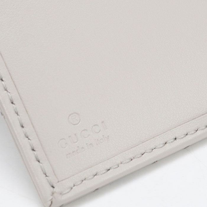 GUCCI【グッチ】 781583 カードケースウォレット ダブルG 二つ折り財布 レザー レディース