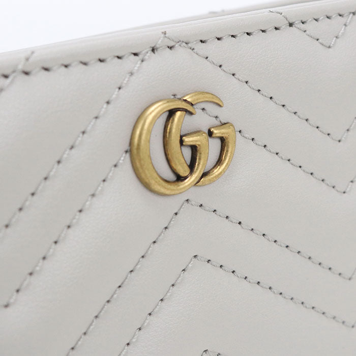 GUCCI【グッチ】 781583 カードケースウォレット ダブルG 二つ折り財布 レザー レディース