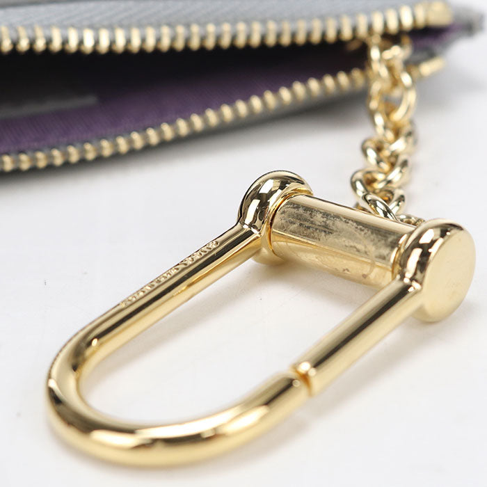 GUCCI【グッチ】 790102 ジップ キーケース グッチ スクリプト 小銭入れ レザー レディース