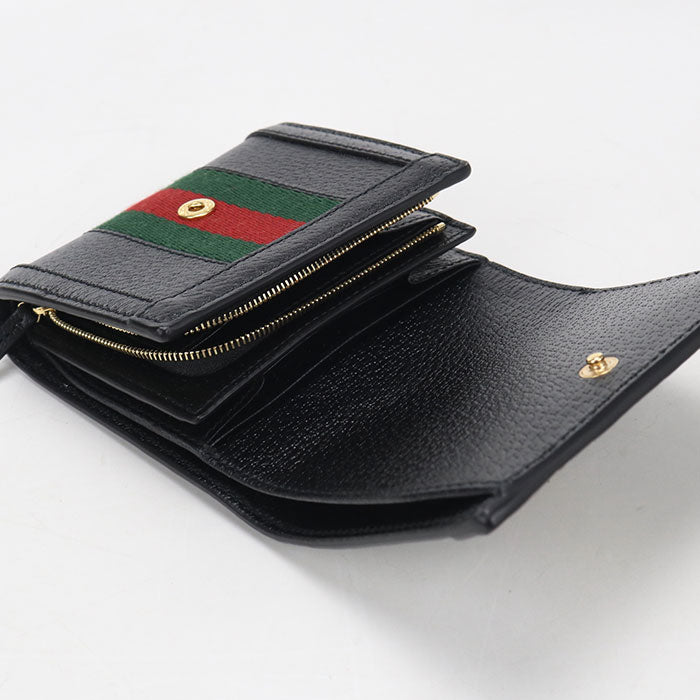 GUCCI【グッチ】 719887 オフィディア 二つ折り財布 レザー レディース
