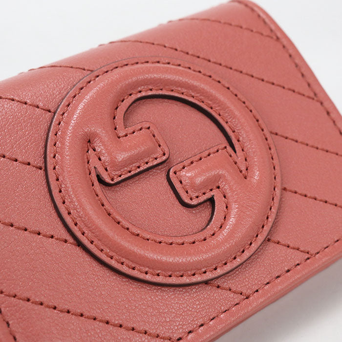 GUCCI【グッチ】 760317 ブロンディ 二つ折り財布 レザー レディース