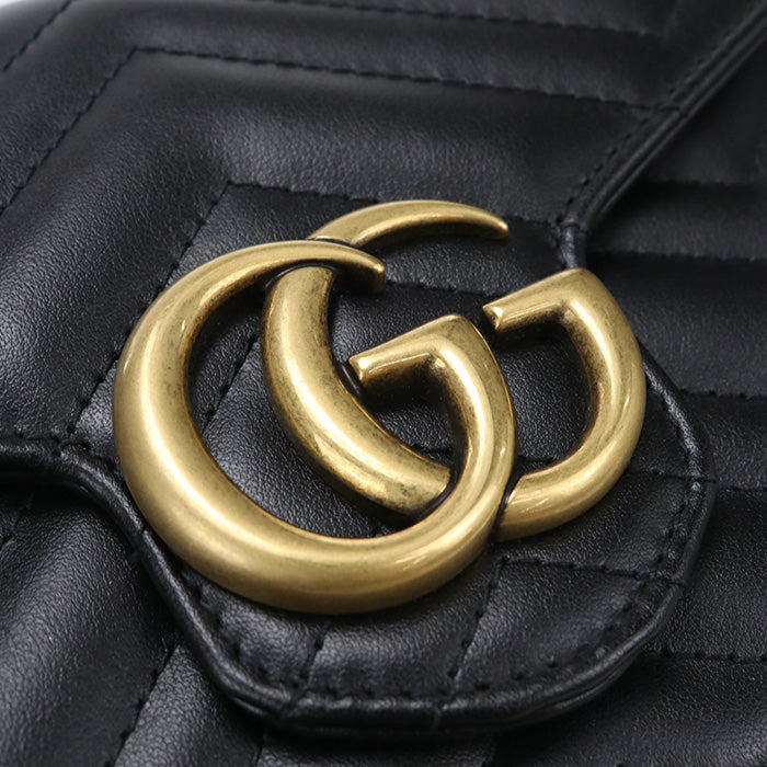GUCCI【グッチ】 474575 GGマーモント チェーンウォレット レザー レディース