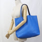HERMES Double Sens 36 Taurillon Clemence Tote Bag - Blue