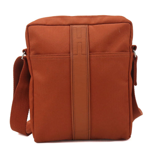 HERMES Acapulco Bandouliere MM Toile Chevron Shoulder Bag/Messenger Bag - Orange