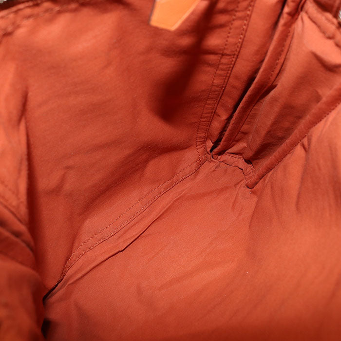 HERMES Acapulco Bandouliere MM Toile Chevron Shoulder Bag/Messenger Bag - Orange