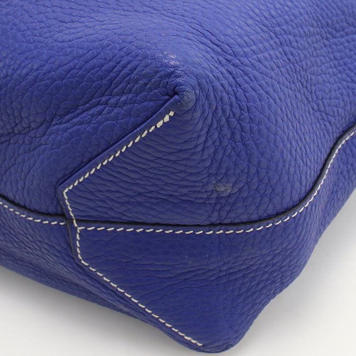 HERMES Double Sens 45 Taurillon Clemence Tote Bag - Blue
