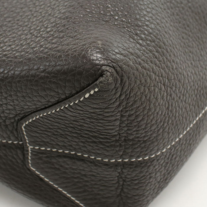 HERMES Double Sens 45 Taurillon Clemence Tote Bag - Blue