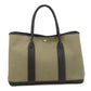 HERMES Garden Party PM Toile Officier Tote Bag - Khaki