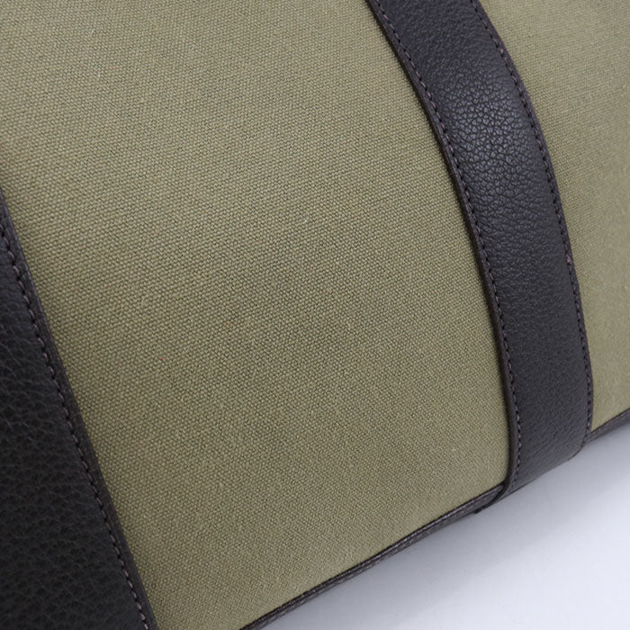 HERMES Garden Party PM Toile Officier Tote Bag - Khaki