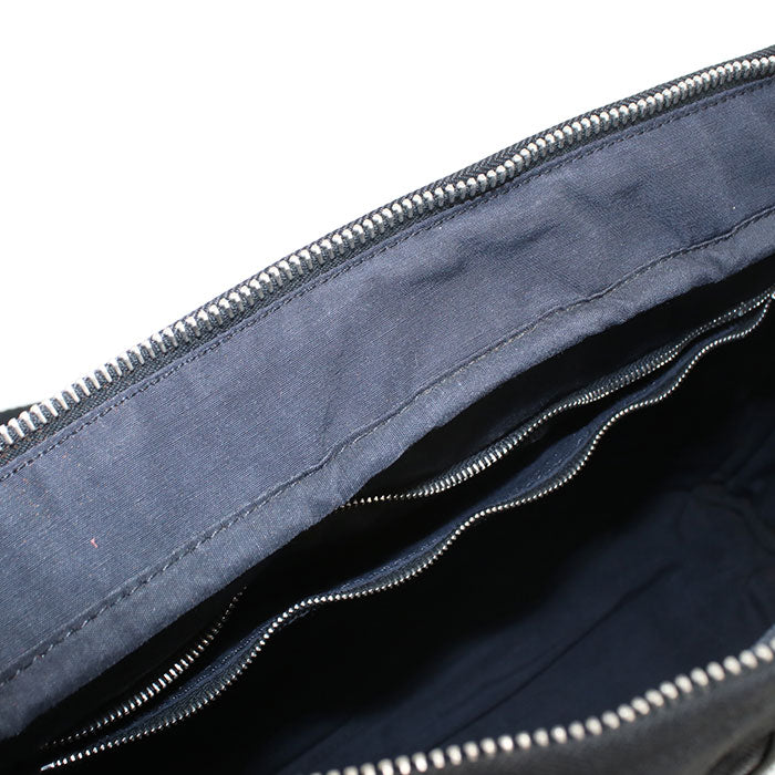 HERMES Acapulco Basas MM Toile Chevron Shoulder Bag - Black