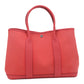 HERMES Garden Party PM Toile Officier Tote Bag - Red