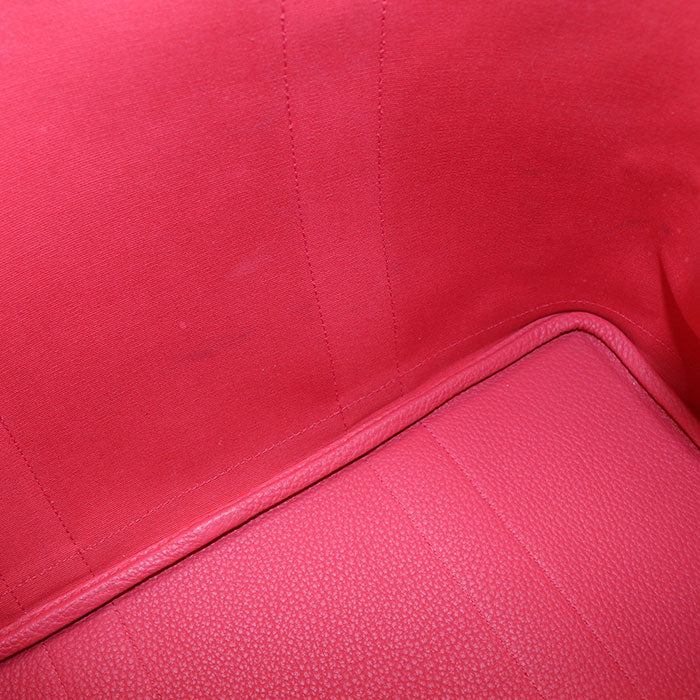 HERMES Garden Party PM Toile Officier Tote Bag - Red